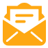 Letter in envelope icon.